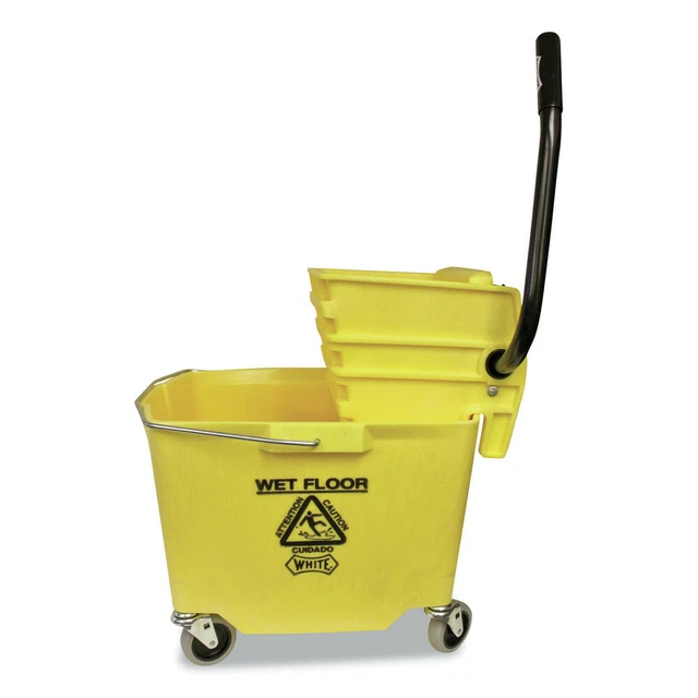 Impact 6Y26353Y White Prem 26 - 35 qt Wringer and Bucket - YEL New