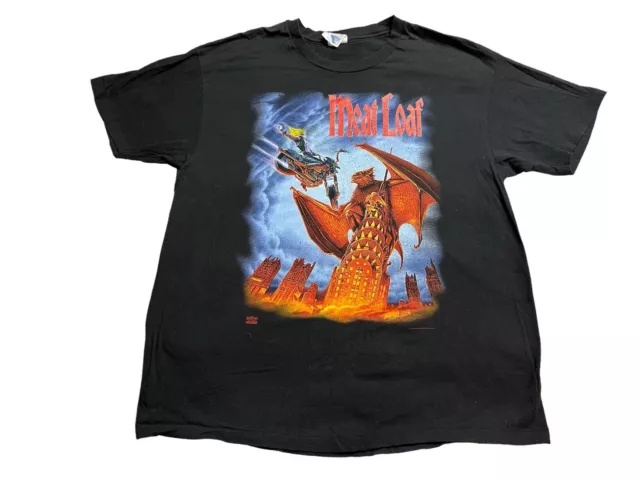 Vintage 90's 1994 Meat Loaf Everything Louder World Tour Concert T Shirt Xl