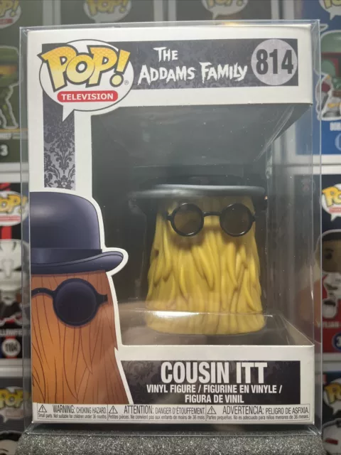 Funko Pop! Cousin Itt #814 Television The Addams Family Figure With Protector
