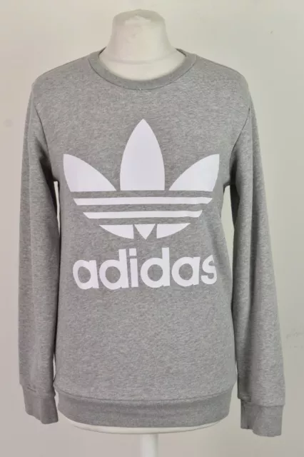 ADIDAS Grey Crewneck Jumper size 13-14Y Boys Pullover Outdoors Outerwear