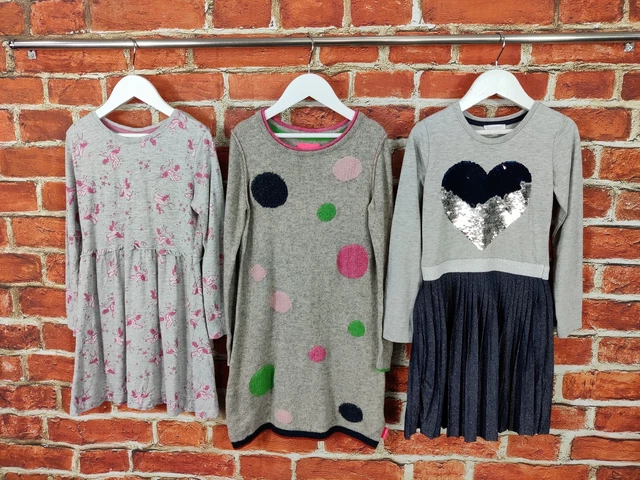 Girls Bundle Age 7-8 Years Matalan Bluezoo Etc T-Shirt Jumper Dress Party 128Cm