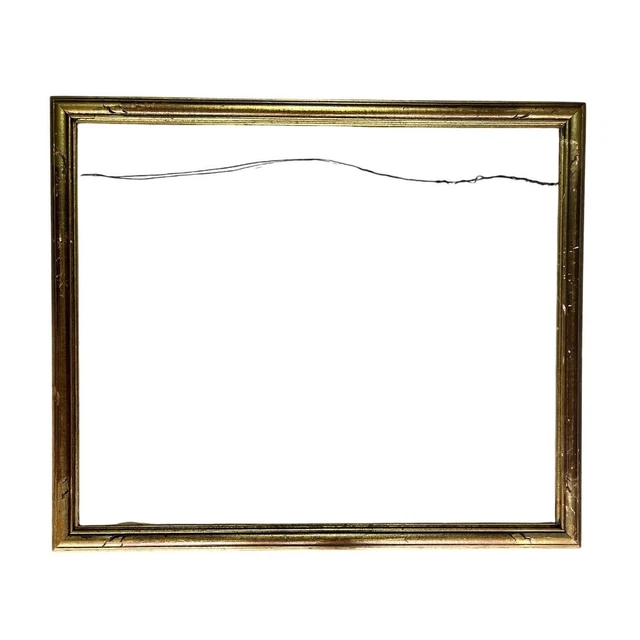 Cadre photo victorien doré 20 x 24 : oeuvre d'art murale baroque ornée - Canada