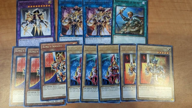 Yugioh King's Queen's Jack's Knight KICO Rare Deck Core Lot NM