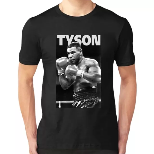 Boxing Champion Mike Tyson Adult T-Shirt Summer Cotton Men's O-Neck Short Sleeve