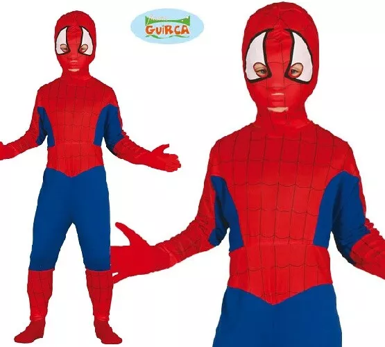 Déguisement Spider Enfants avec Gant de Lanceur, Lanceur de Héros,  Deguisement Halloween Enfant Costume de Cosplay, Jouets de