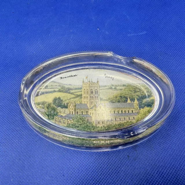 Pin Dish Ashtray  Buckfast Abbey Trinket VintageDevon Souvenir