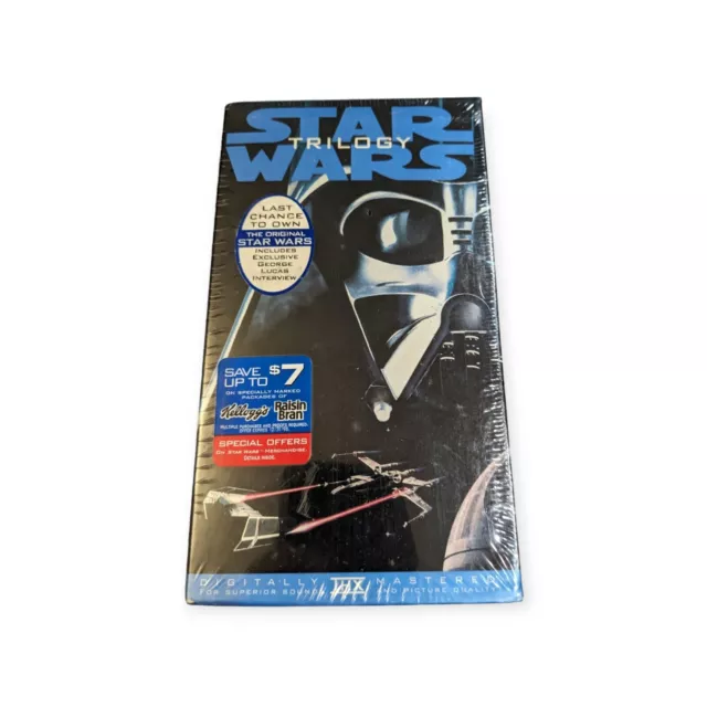 Star Wars Trilogy factory sealed VHS BOX SET 3 Tape Set THX 1995 Vintage NEW