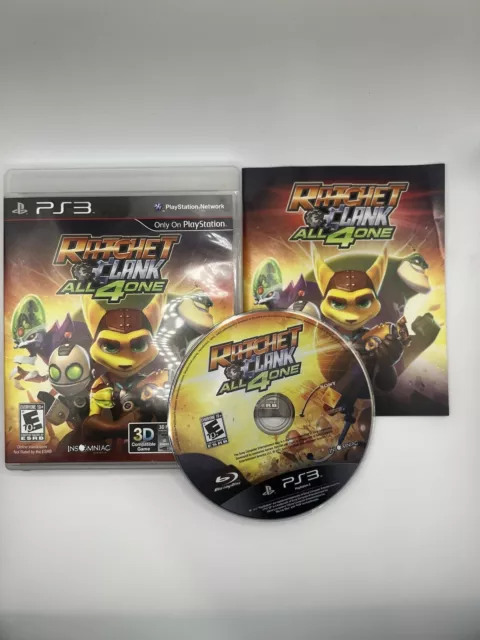 CIB Ratchet & Clank: All 4 One in Good Condition - PS3 - Tested