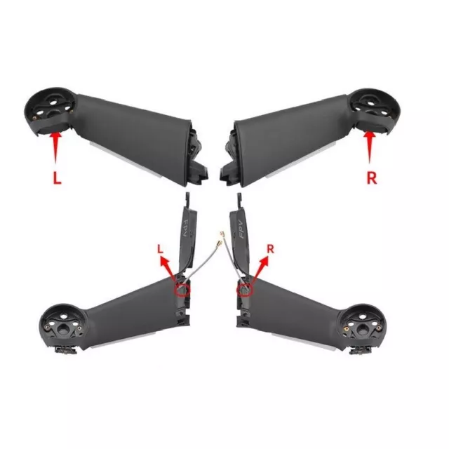 Genuine New Replacement Front Rear Left Right Motor Arm For DJI FPV Drone