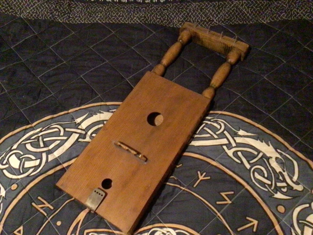 Vintage Estonian Tallharpa 4 String Folk Tagelharp Jouhikko *AS IS* NEEDS BRIDGE