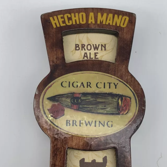 Cigar City Brewing Beer Tap Hecho A Mano brown ale