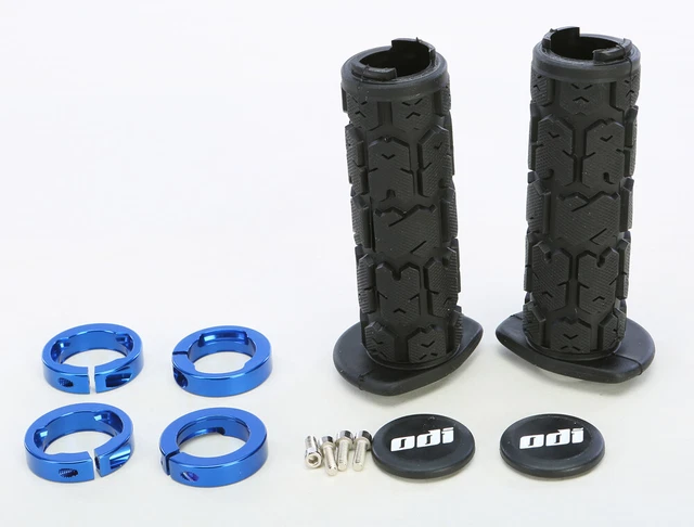 ODI J31RGB-U Atv Rogue Lockon Grip 120Mm Black/Blue Made in USA
