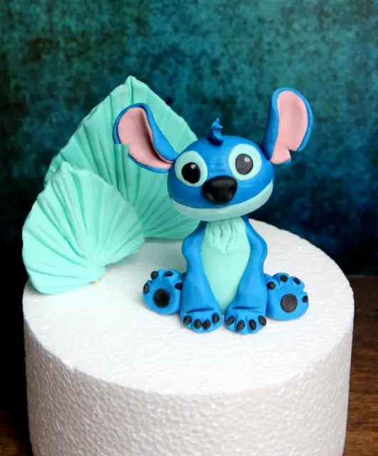 Inspired To LILO and Stitch Edible handmade Birthday Cake Topper( Stitch  Only)
