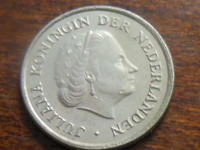 1970 Netherlands Ten (10) Cent "Juliana" Coin