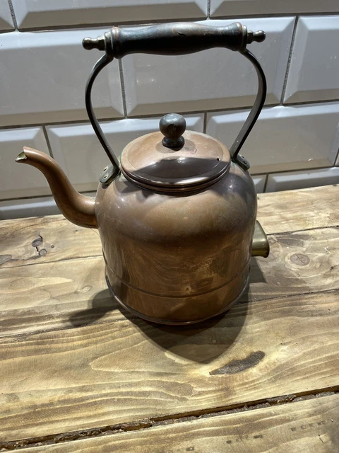 Vintage Copper Kettle Ornament