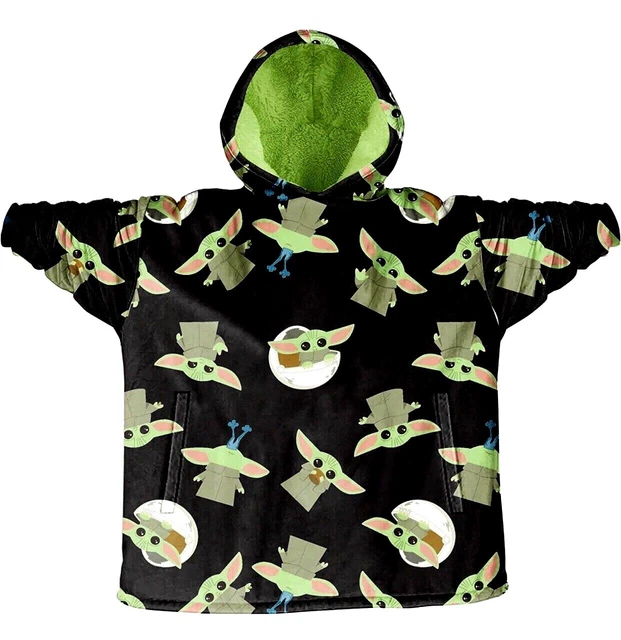 DISNEY STAR WARS Grogu The Mandalorian Baby Yoda Big Hoodie Blanket