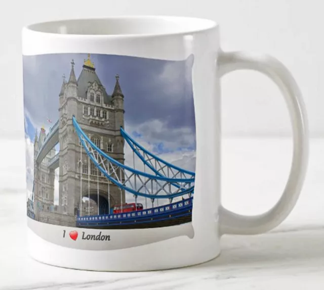 Becher / Tasse: I love London - Tower Bridge / Themse - Fotos Bilder Souvenirs