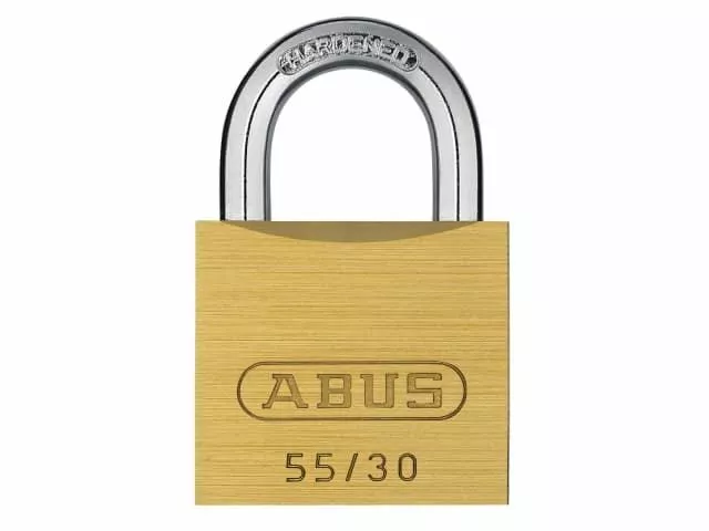 ABUS Mechanical - Cadenas en laiton cardé de 55 / 30mm