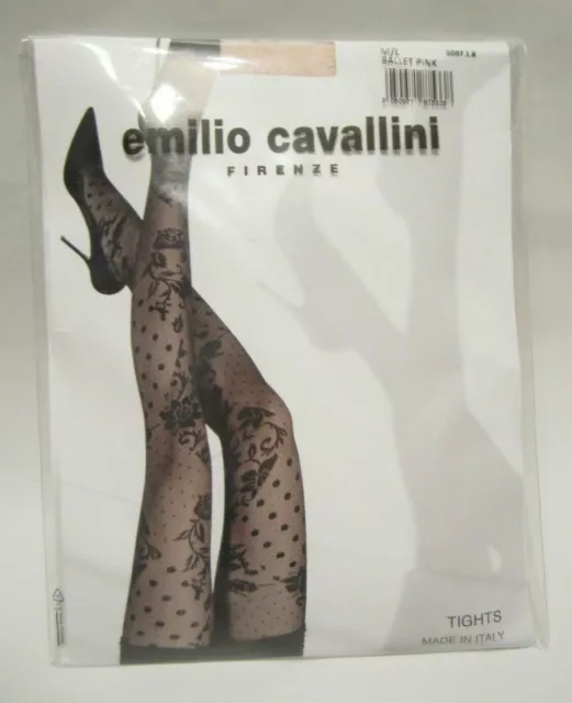 Emilio Cavallini Large Fishnet Tights White S/M
