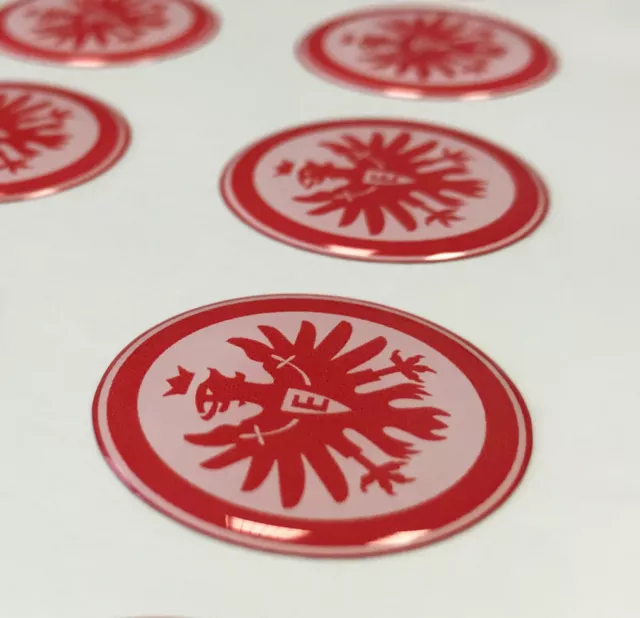 3D-Aufkleber Bundesliga Eintracht Frankfurt Logo Auto, Notebook, Tablett, Handy
