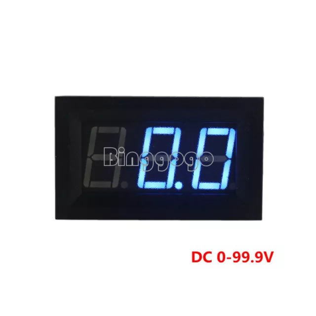 Neue Mini-Digitalvoltmeter 0-99.9V blaue LED Fahrzeuge Motorspannung Panel Meter