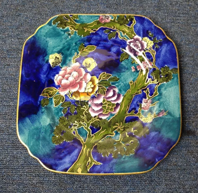 Vintage Handpainted Art Deco Coronaware Lustre Corea Plate S Hancock & Sons