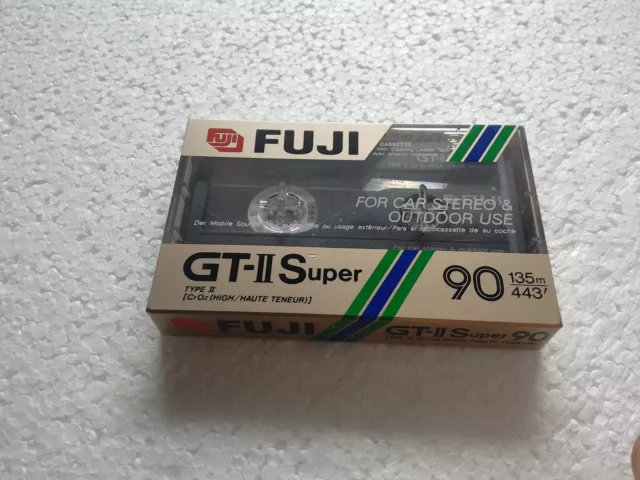 Fuji GT-II Super 90 MC Kassette Tape NEU und OVP