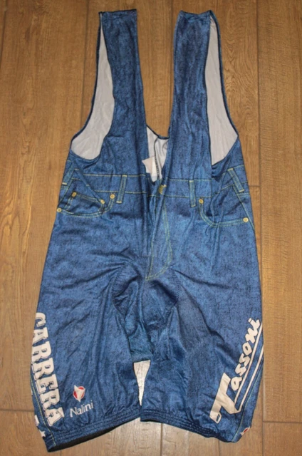 Maillot Cycliste Vintage 1992 Carrera Jeans Tassoni Nalini - Taille 6 - Italie