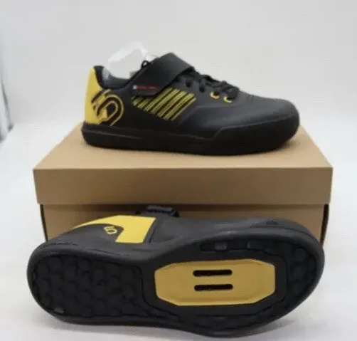 Five Ten Hellcat Pro MTB Clipless Shoes New Black Yellow Size Uk 6 Bnib