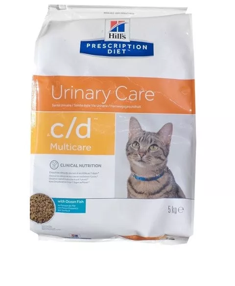 5kg Hills Prescription c/d mit Seefisch Feline Urinary Care, Diet, Katzenfutter