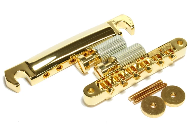 Kit de constructores combo de puente y cola de aluminio Gibson® ABR-1 - chapado en oro fabricante de equipos originales