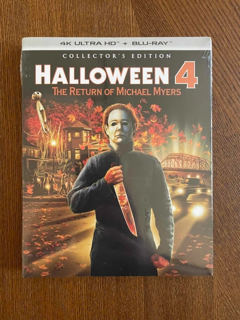 Halloween 4: The Return of Michael Myers (1988) 4K w/ Slipcover NEW SEALED
