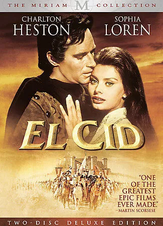El Cid DVD - 1961 2-Disc Deluxe Edition - Charlton Heston Sophia Loren