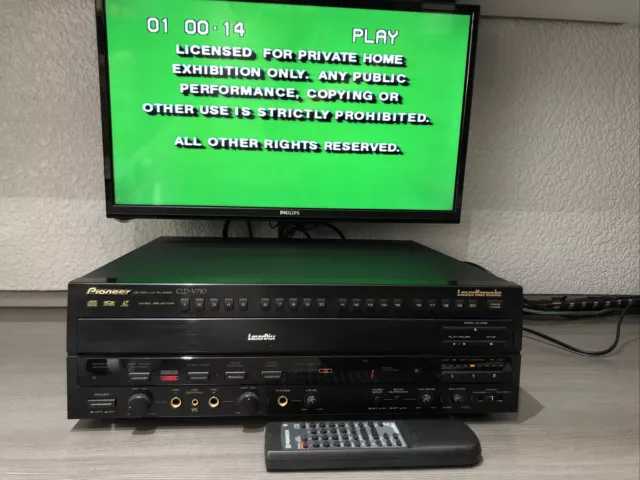 Tip Top Pioneer CLD-V710 Laserdisc Player NTSC mit Fernbedienung LD (110V)