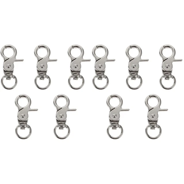 10 piezas Accesorios para puerta con cierre de resorte jaula para pájaros