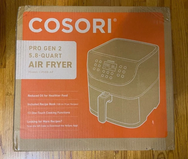 COSORI AIR FRYER 5.8QT Pro Gen 2 Model CP168AF Upgraded Version 45.00