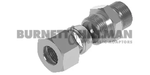 METRIC Male (L Series) x BSP Male – COMPLETE - Hydraulic Compression Fitting