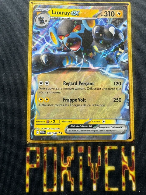 CARTE POKÉMON - Luxray Ex - 068/167 - EV06 - Mascarade Crépusculaire- TWM EUR 5,00 - FR CARTE POKÉMON - Luxray Ex - 068/167 - EV06 - Mascarade Crépusculaire- TWM EUR 5,00 - FR
