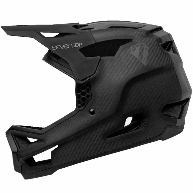 7 Protection 7iDP Project 23 Carbon Full Face Mountain Bike Helmet Gloss Grey