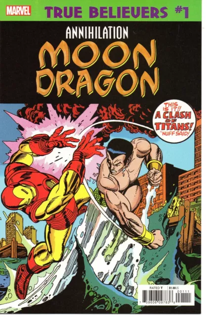 True Believers Annihilation Moondragon #1 (February 2020, Marvel) Iron Man NM