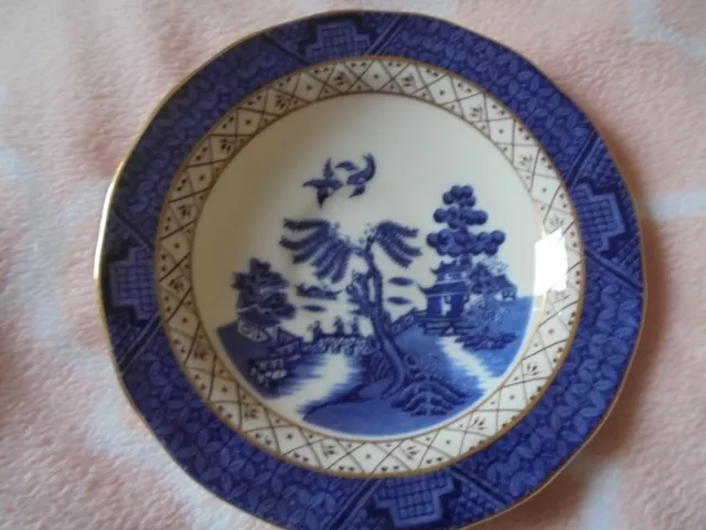 Royal Doulton Booth's 'Real Old Willow' Pattern China 5” Pin Dish - T C 1126 Vgc