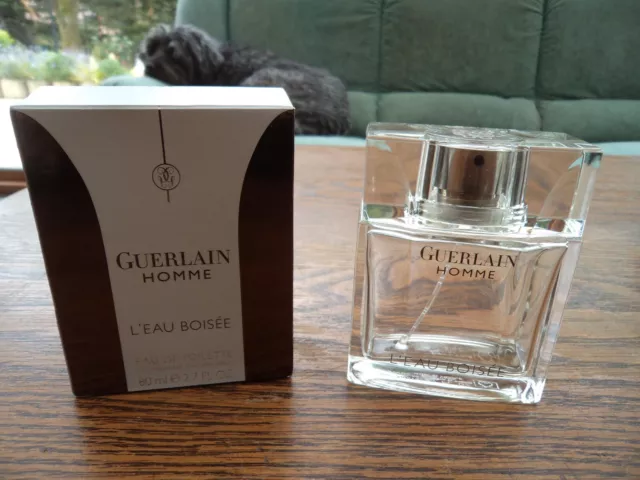 GÜERLÄIN HOMME - L'EAU BOISEE - 1 flacon de parfum VIDE pour collection