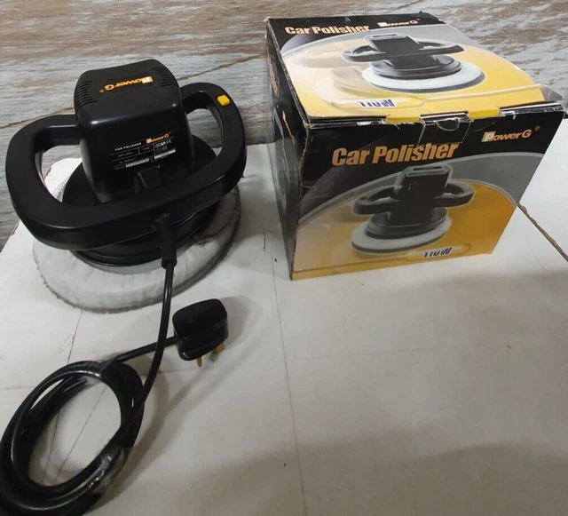 PowerG Lucidatore Auto 110W, 3000 giri/min, 240 mm, Doppia Maniglia, IN SCATOLA & FUNZIONANTE