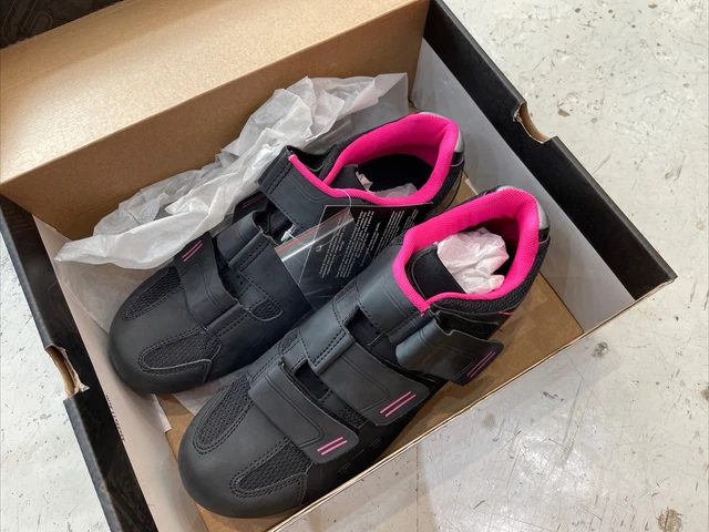 FLR F-35.III - Road Bike Shoes SPD - Black And Pink Size 42