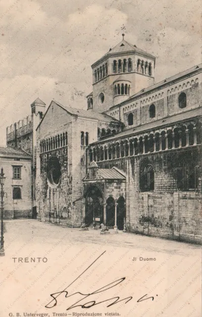 1904 TRENTO Il Duomo Cartolina