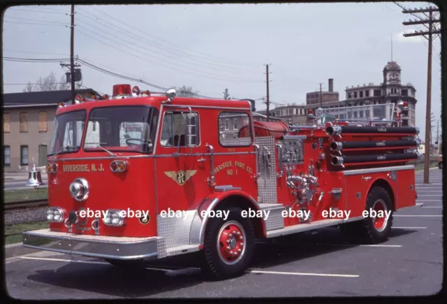 Riverside NJ 1970 Seagrave pumper Fire Apparatus Slide