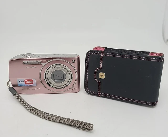 Casio Elixim EX-Z2000 14MP Digital Camera Pink W Case No Battery or Charger
