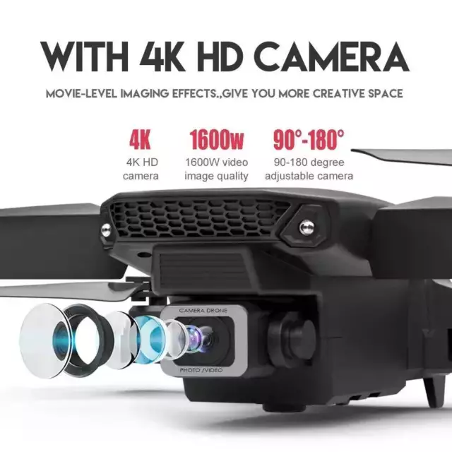 Drone 4K/1080P/ Double camera HD Camera/Pliable Hélicoptère WIFI FPV 2