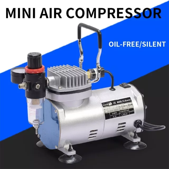 Air Compressor Small Air Pump Oil-free Spray Painting Leather Furniture Touch-up