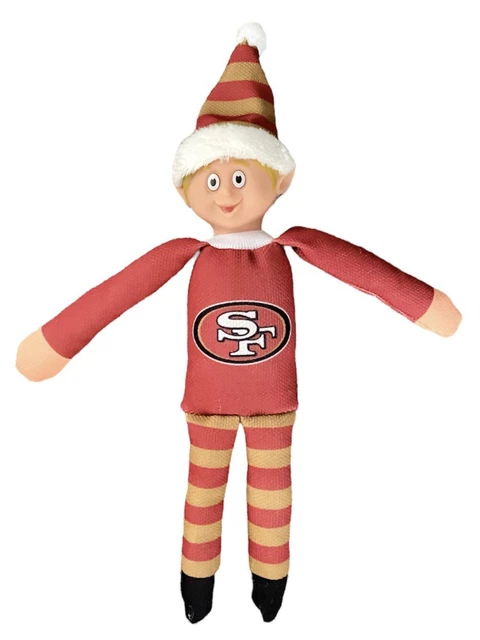 San Francisco 49ers NFL American Football Christmas Room Decoration Workshop Elf